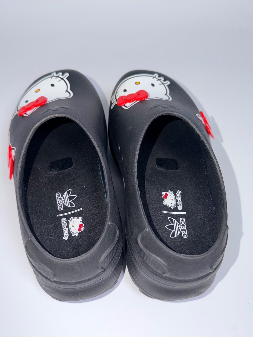 Adidas x Hello Kitty Adifom Stan Smith Mule Black Platform Clogs Women’s 6 - Picture 6 of 9